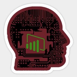 AI reception Sticker